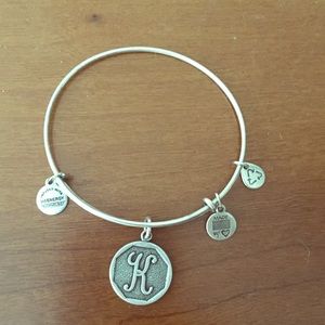 Alex and Ani Bracelet "K" Initial